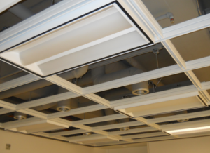 Hilti Anchors Ceiling Grid Installation
